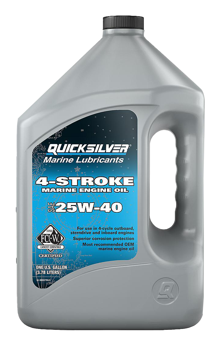 Quicksilver 25W40 4-Stroke Marine Engine Oil