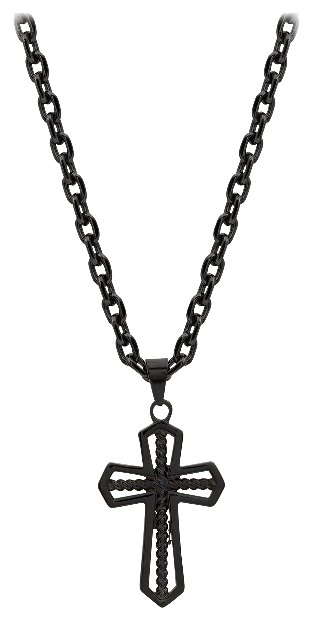 Montana Silversmiths Through the Darkest Night Cross Necklace