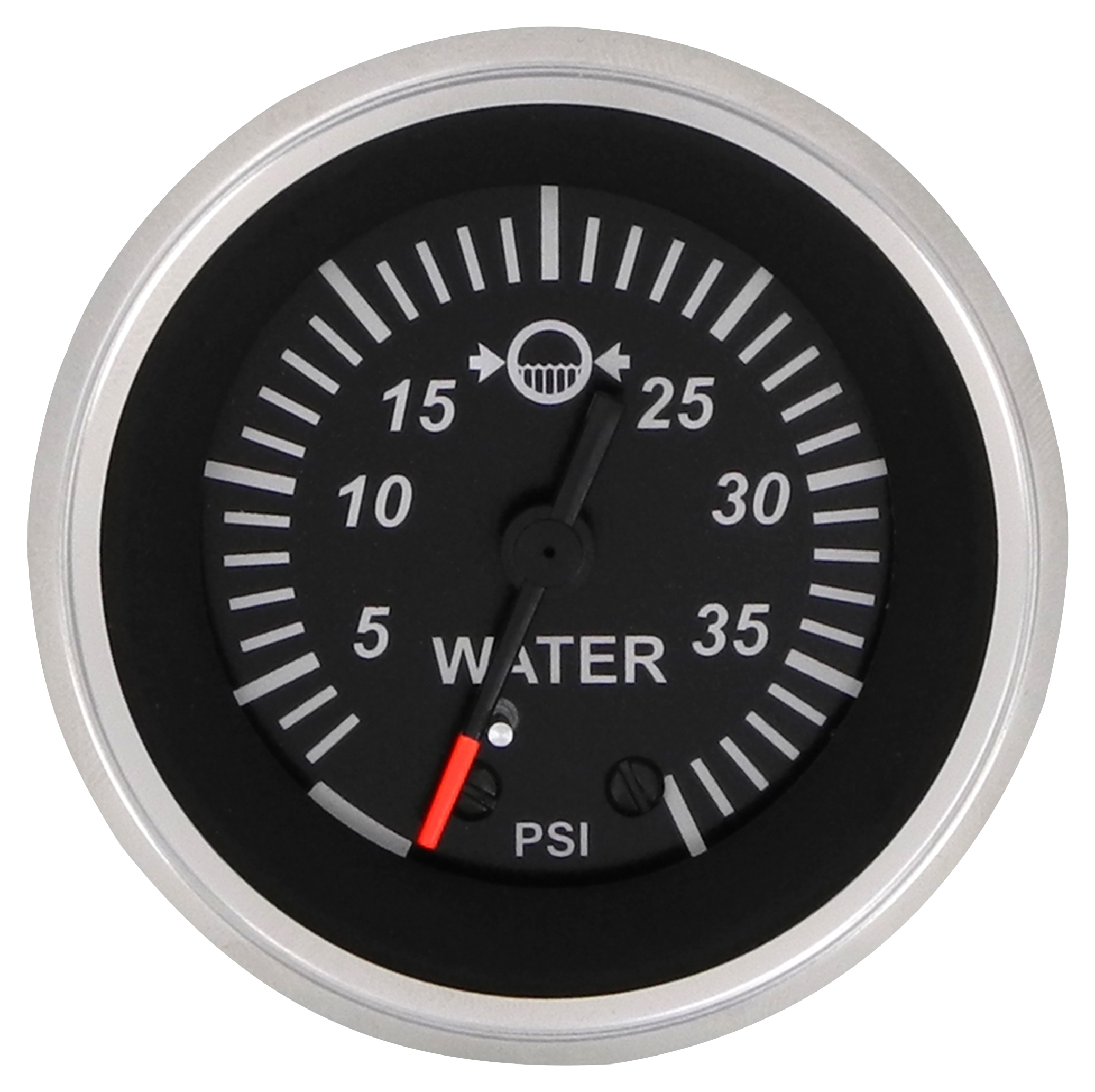 Sierra Black Sterling Series Water Pressure Gauge