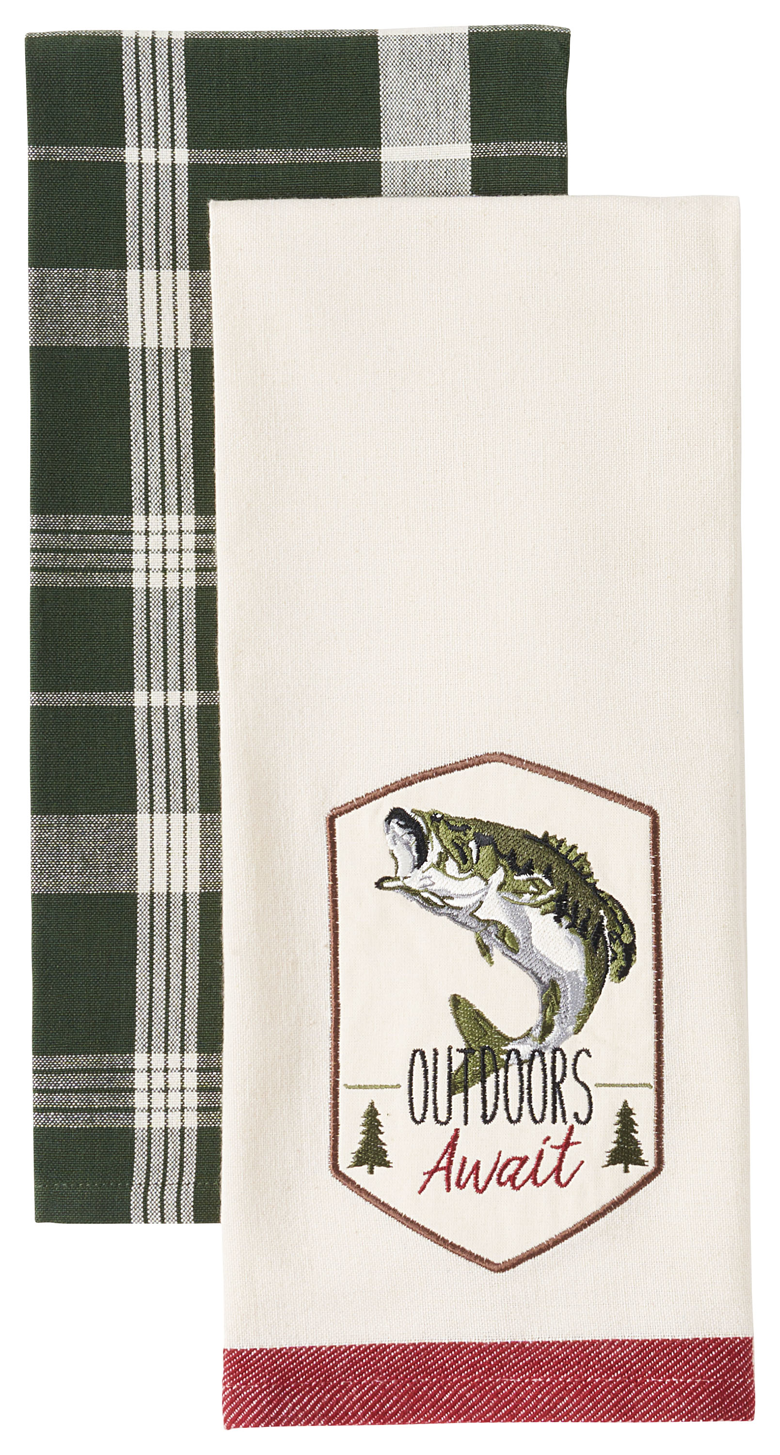 White River Home Outdoor Awaits Dish Towel 2-Piece Set