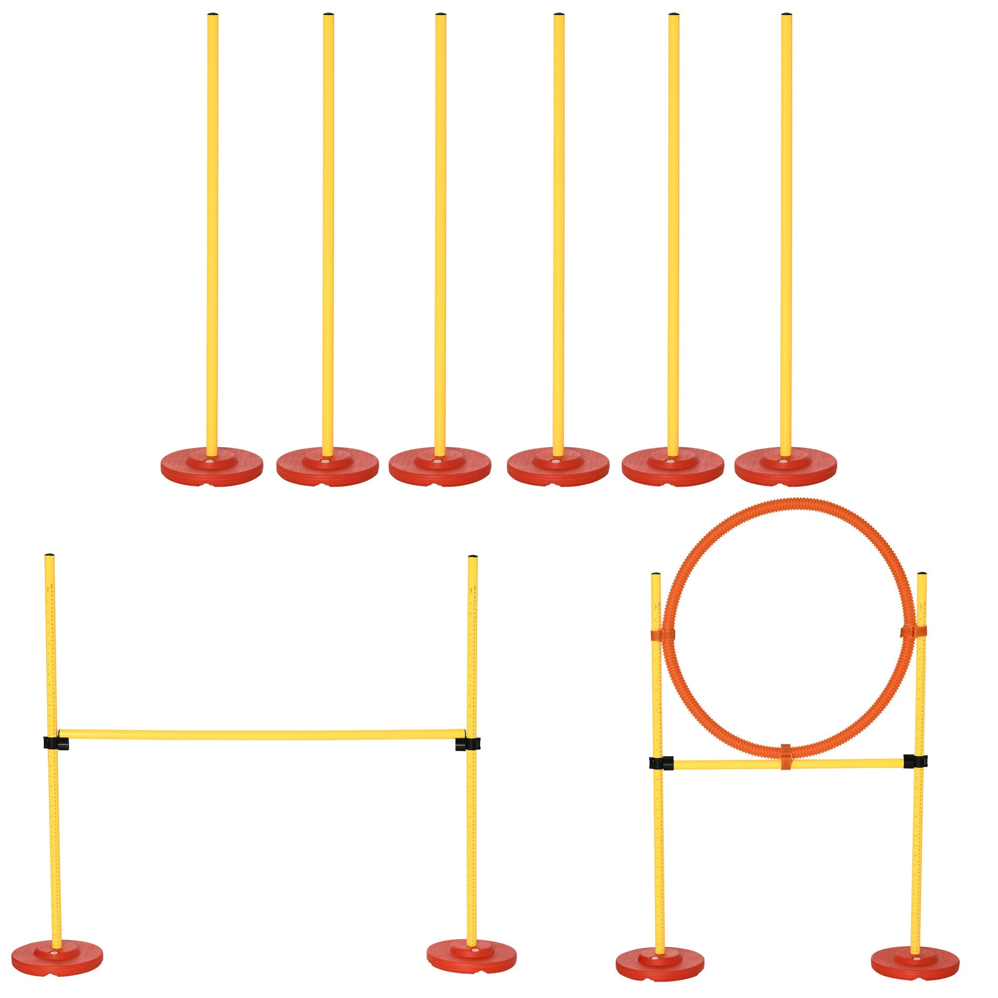 Streamdale 3PCs Dog Agility Training Equipment