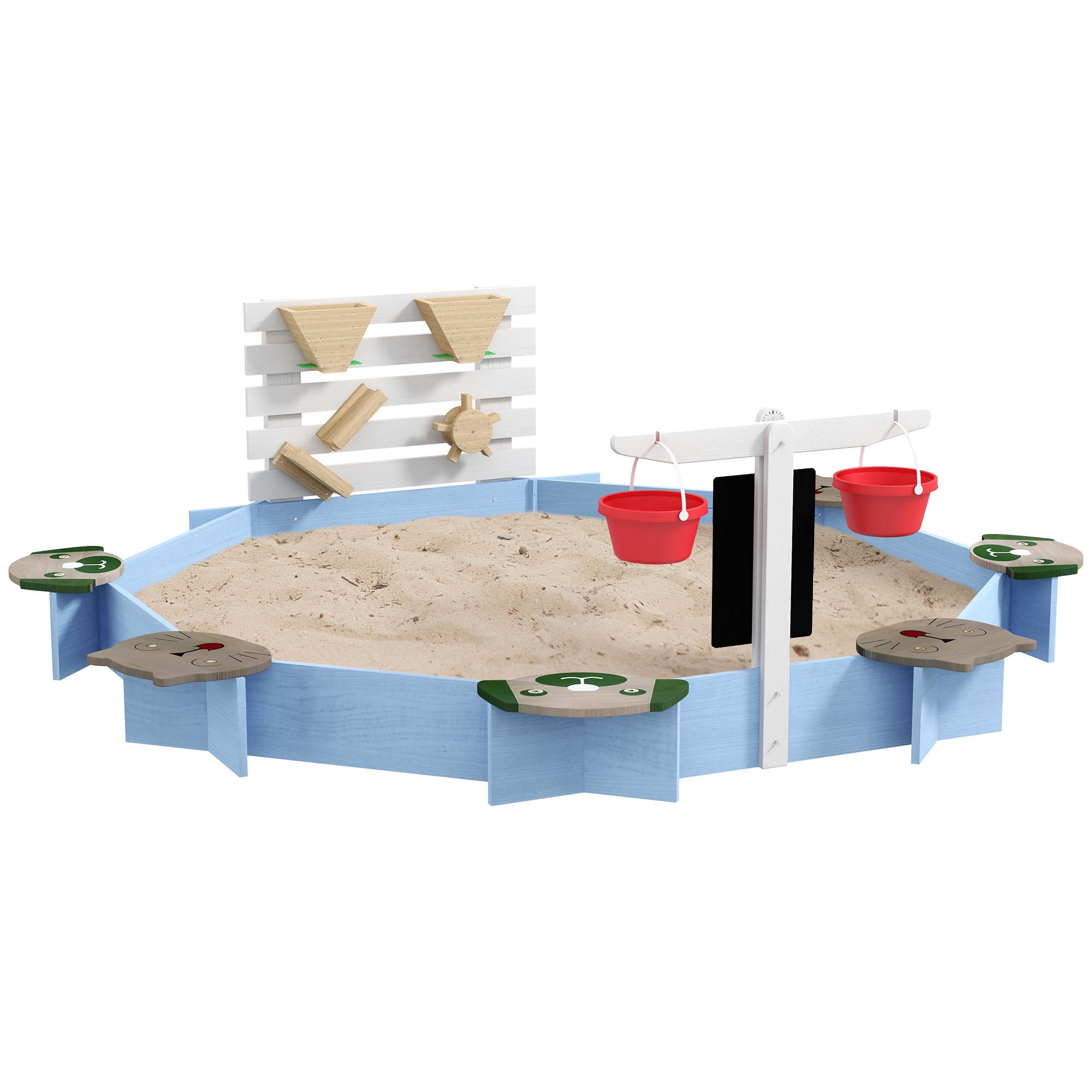 Streamdale Wooden Sandbox for 3-7 Years