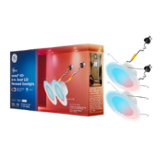Cync - Reveal Smart LED Recessed Downlights, Color Changing, 6in, 2pk - Full Color