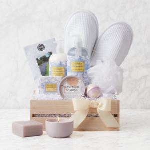 California Delicious GI01974U Lavender Spa Gift Basket