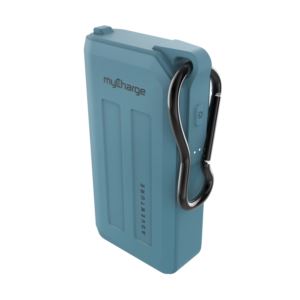 myCharge AHC67B Adventure H2O Plus Waterproof Rechargeable Power Bank Blue