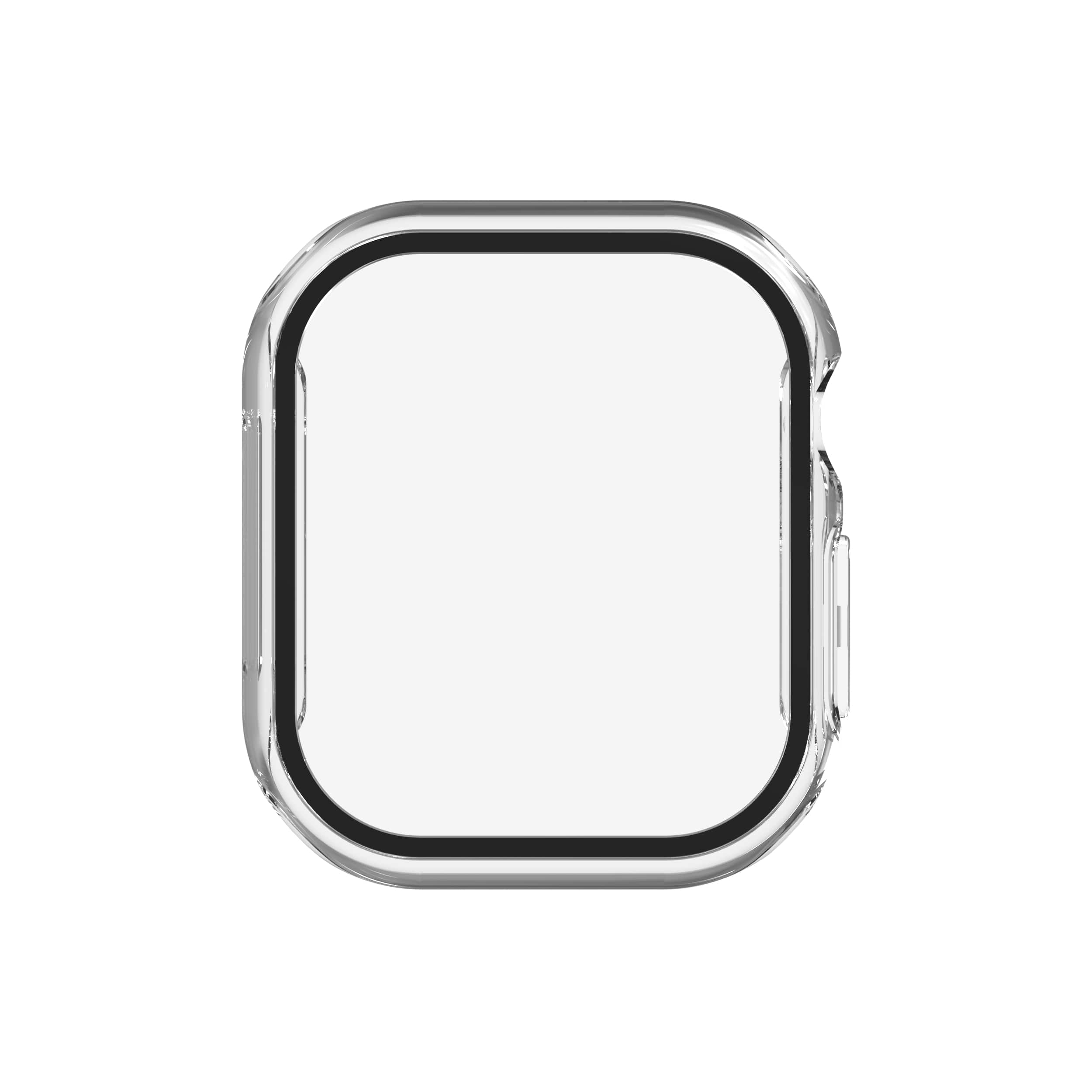 ZAGG - InvisibleShield Glass Elite 360 Integrated Bumper + Screen Protection for Apple Watch Series 11/10 Small - Clear
