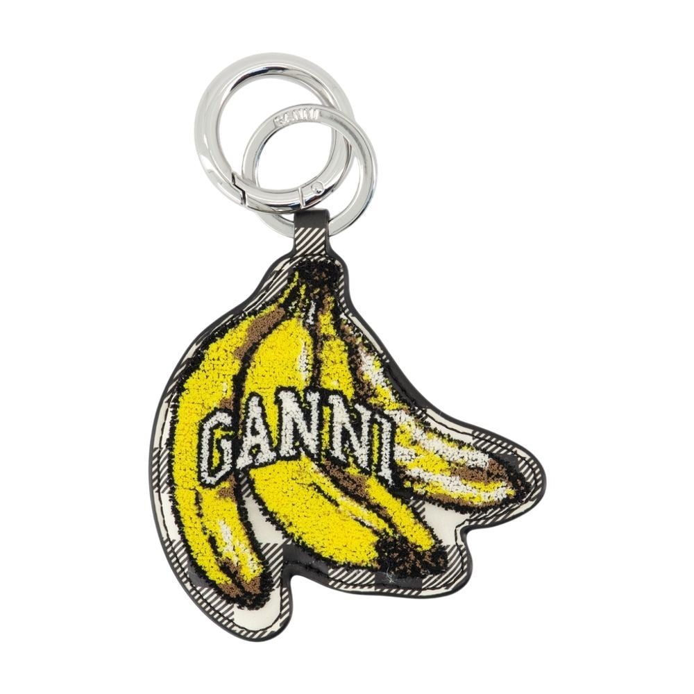 Keyring Banana - Leather - Black