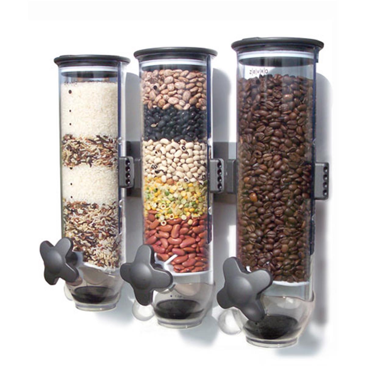 Zevro WM300 Wall-Mount Dispenser 3 Canister Unit