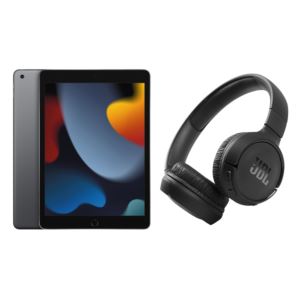 Apple AIP64SGOEKT 10.2" iPad WiFi 9th Gen 64GB w/ Tune 520BT Wireless Headphones