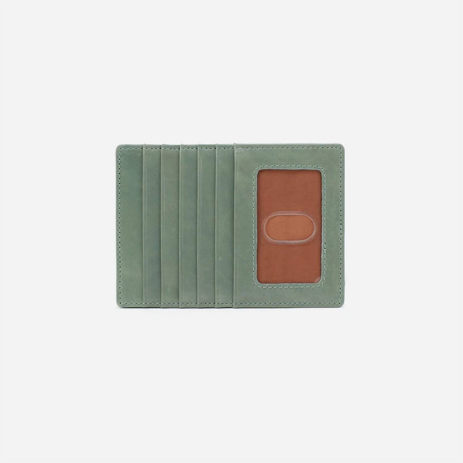 Women's Euro Slide Card Case In Jade