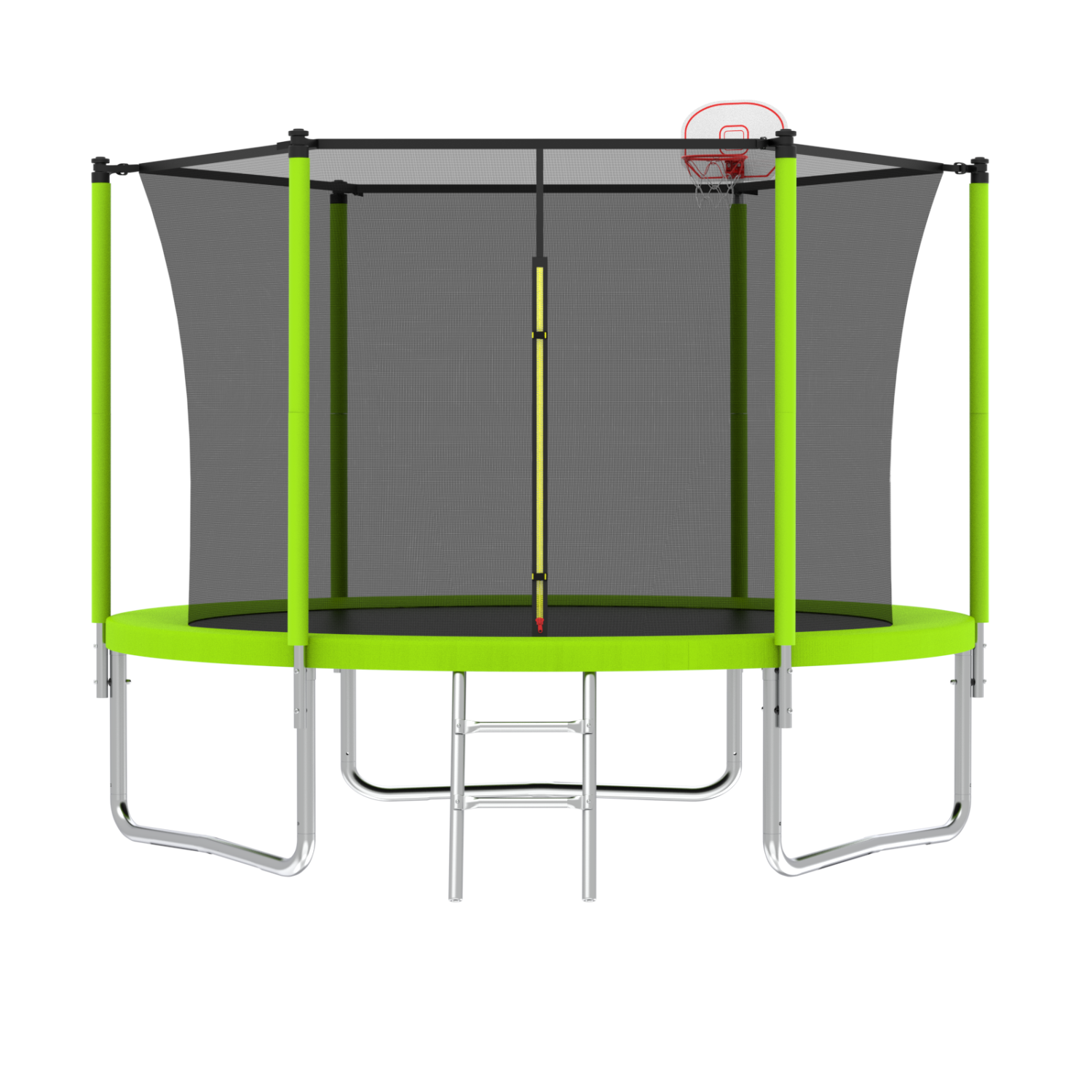 Streamdale 10FT Trampoline with Safety Enclosure and Basketball Hoop