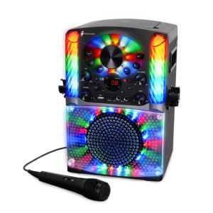 Singing Machine SML625BTBK Bluetooth Karaoke System with CDG Black