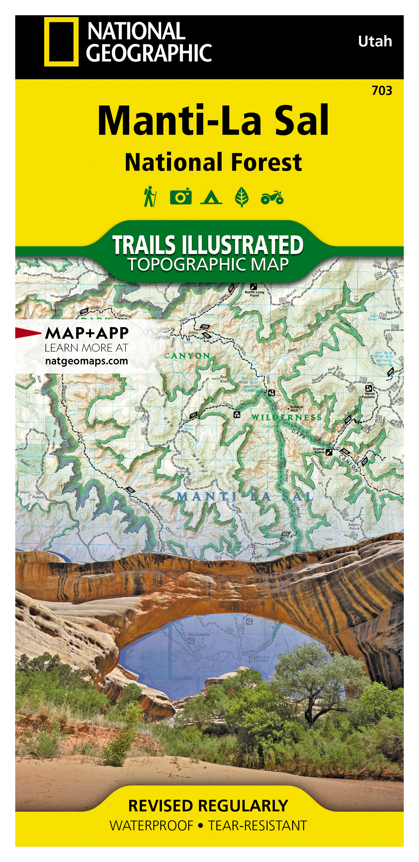 National Geographic National Forests Trails Illustrated Topographic Map Series