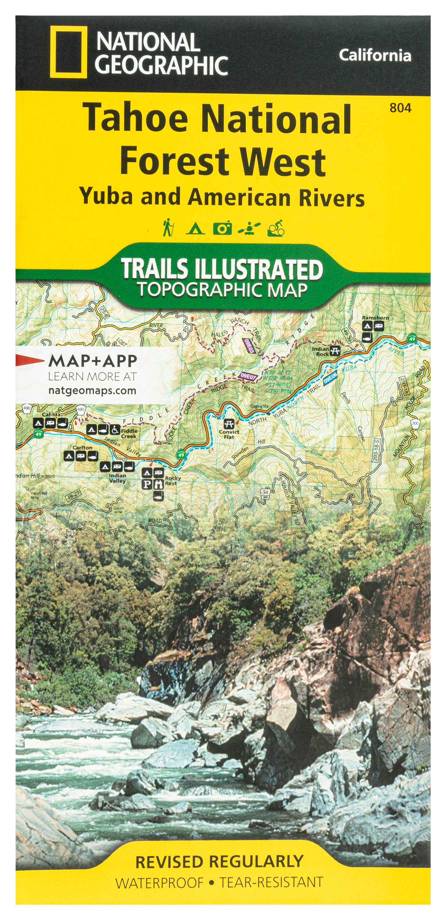 National Geographic National Forests Trails Illustrated Topographic Map Series