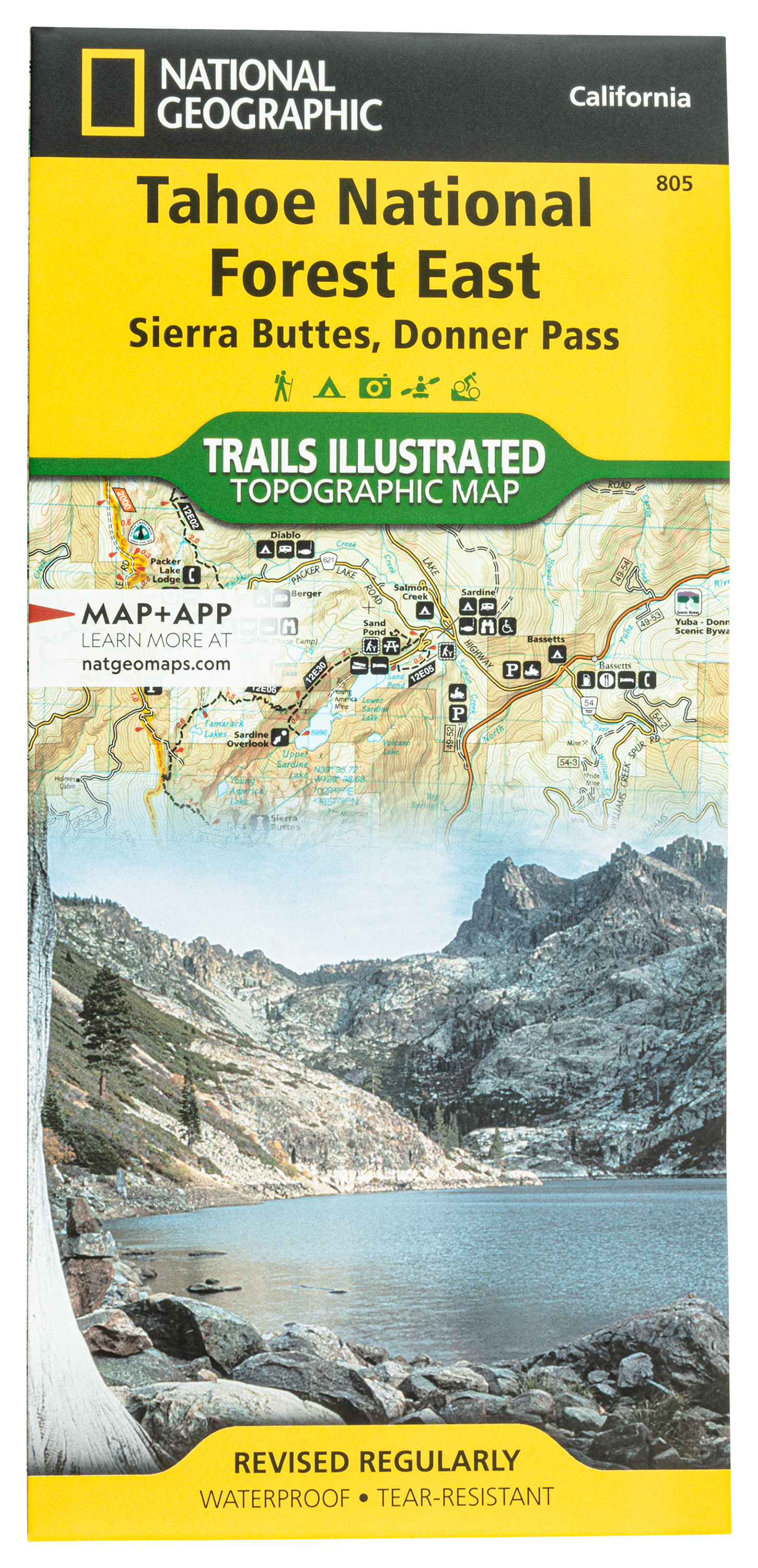 National Geographic National Forests Trails Illustrated Topographic Map Series