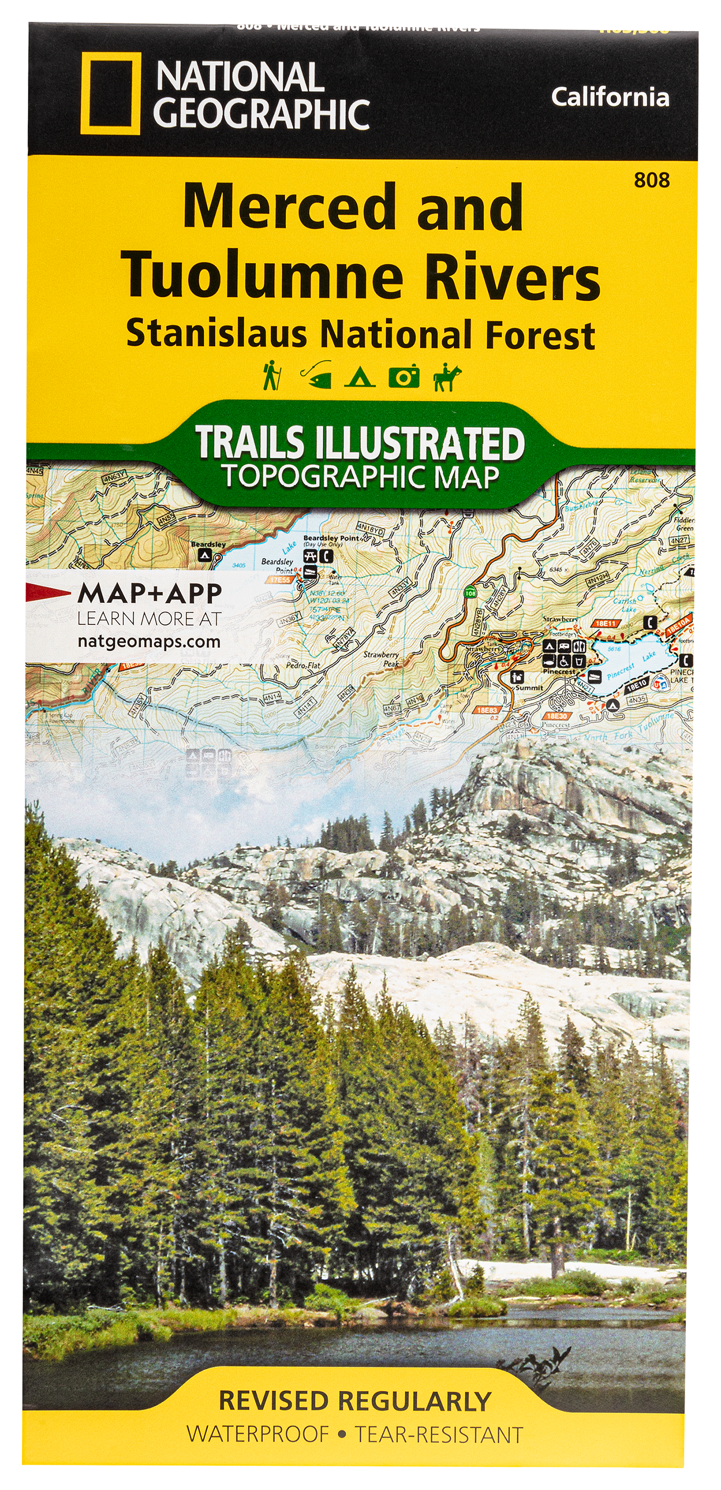National Geographic National Forests Trails Illustrated Topographic Map Series