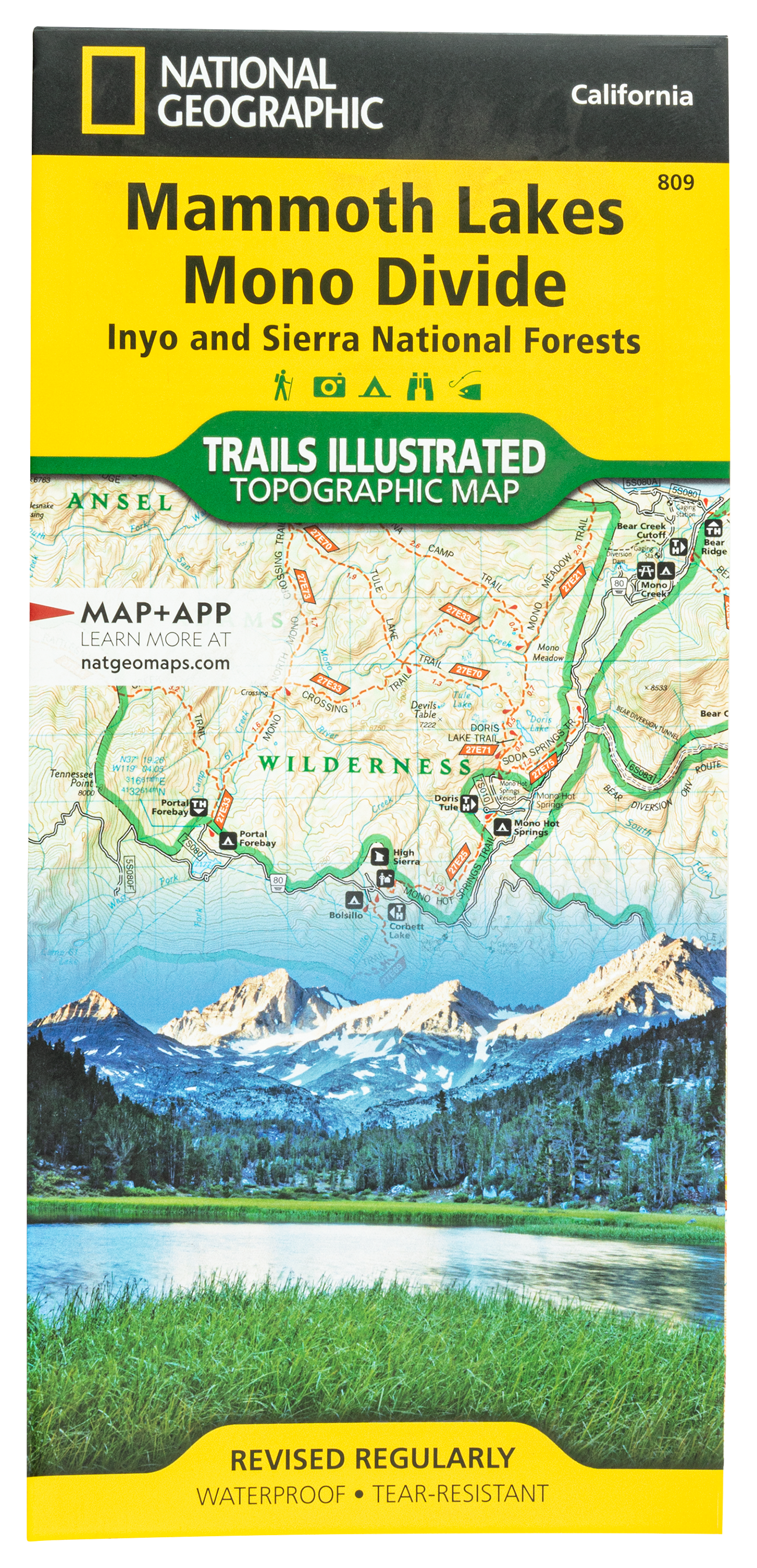 National Geographic National Forests Trails Illustrated Topographic Map Series