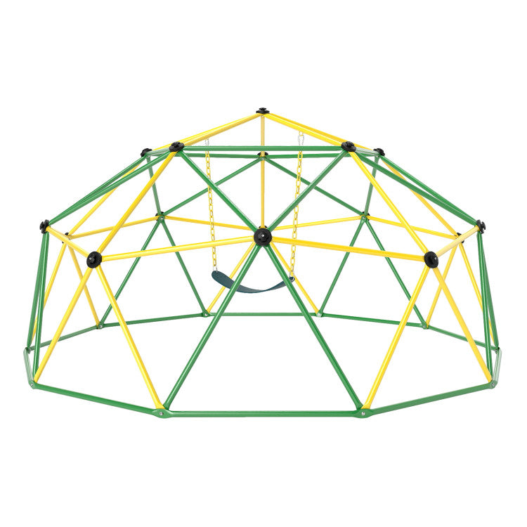 Dome Climber with Swing and 800 Lbs Load Capacity
