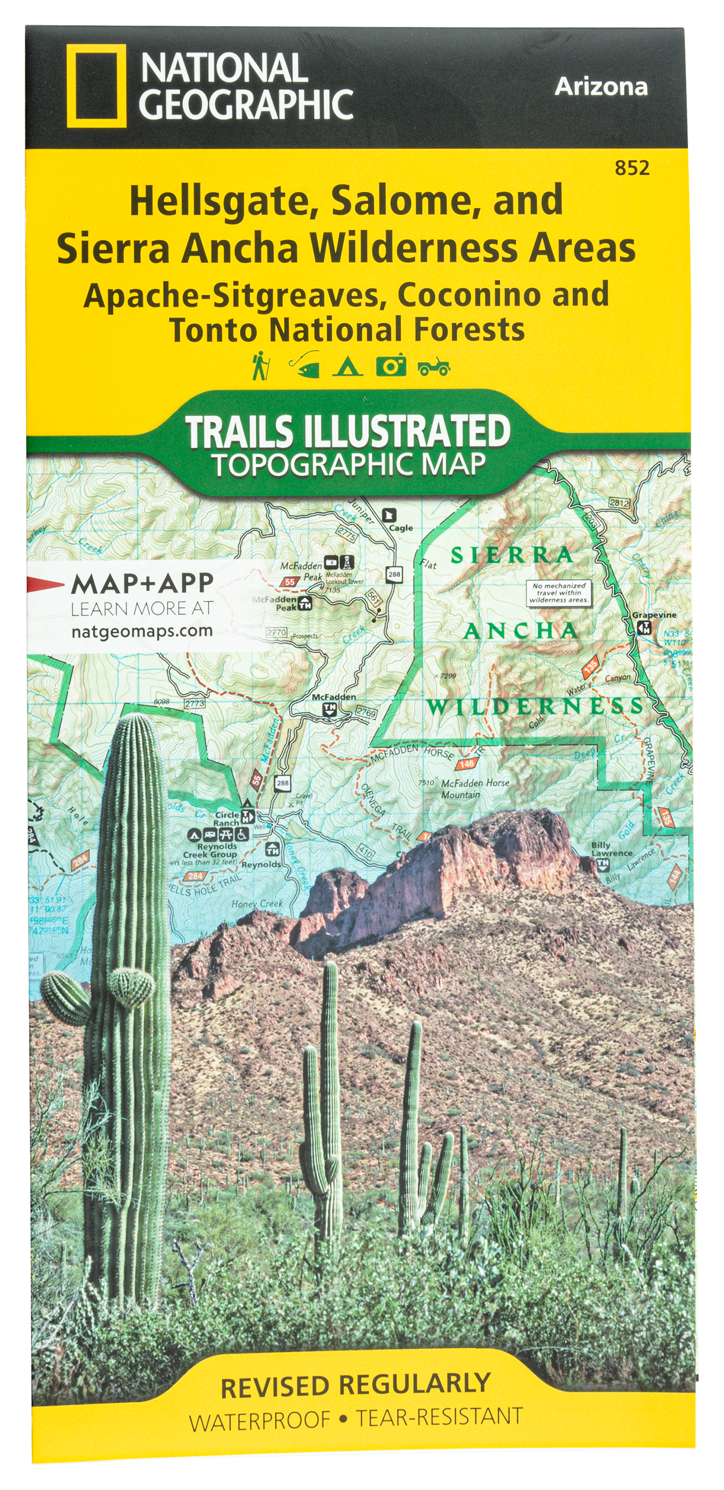 National Geographic National Forests Trails Illustrated Topographic Map Series