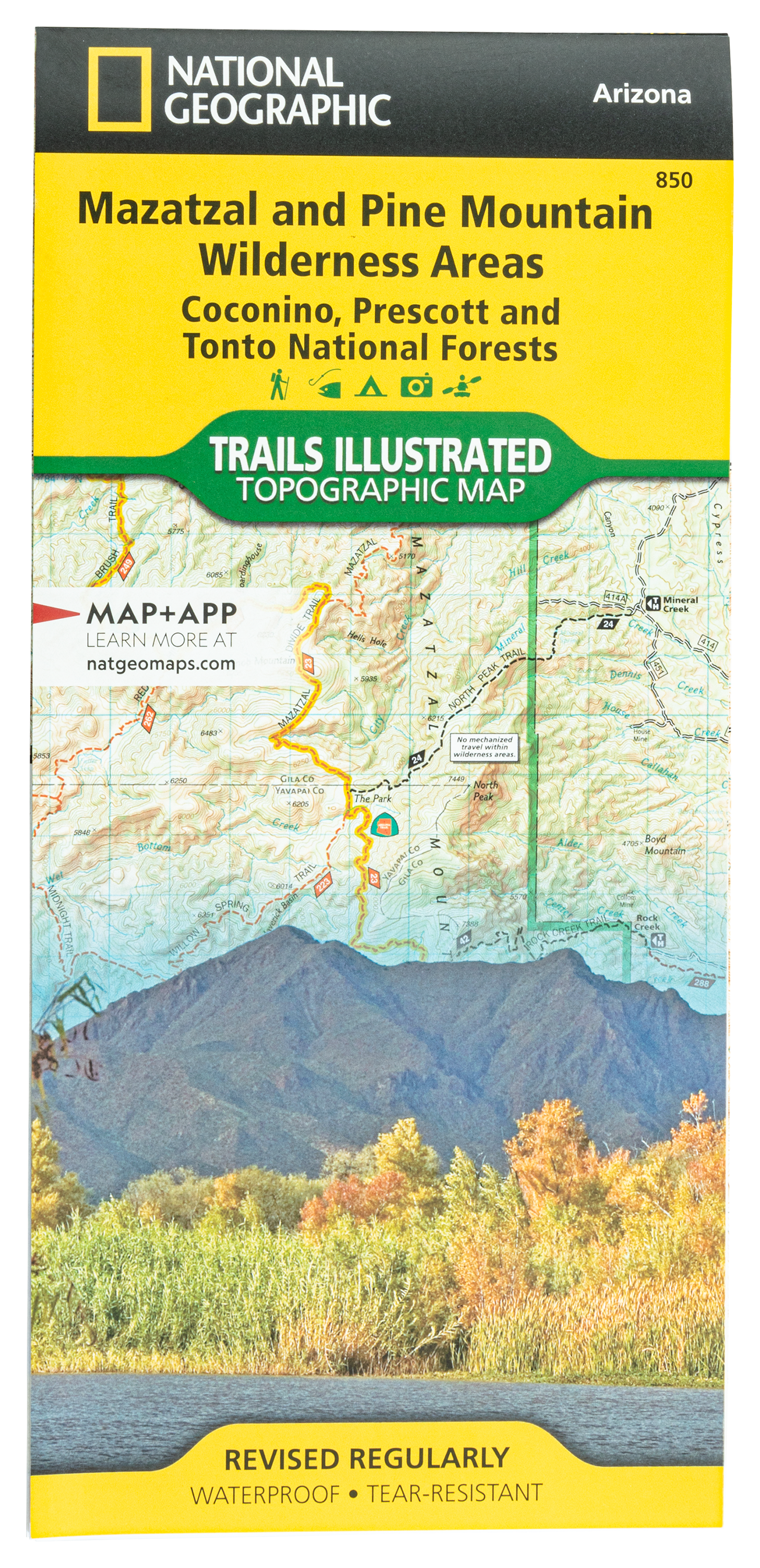 National Geographic National Forests Trails Illustrated Topographic Map Series
