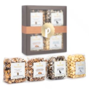 GFTBOX.1-US Popinsanity 4pk Popcorn Gift Box - 4 Flavors x 2
