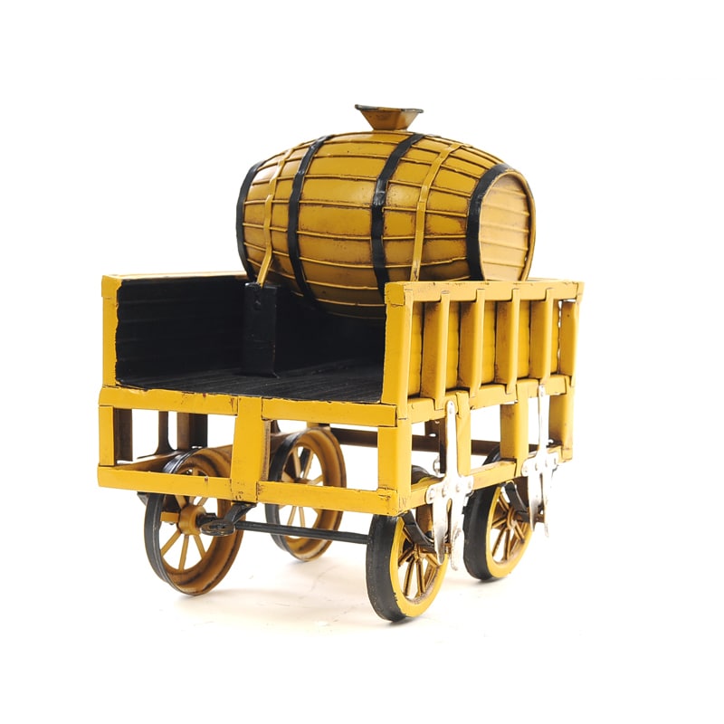 1829 Yellow Stephenson Rocket Steam Locomotive Model
