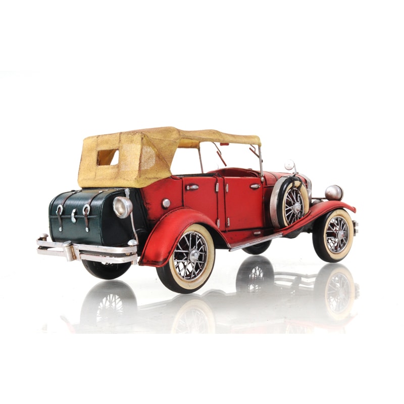 1933 Red Duesenberg J 1:12 Scale Model