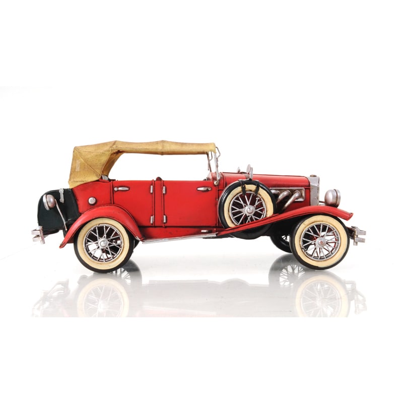 1933 Red Duesenberg J 1:12 Scale Model