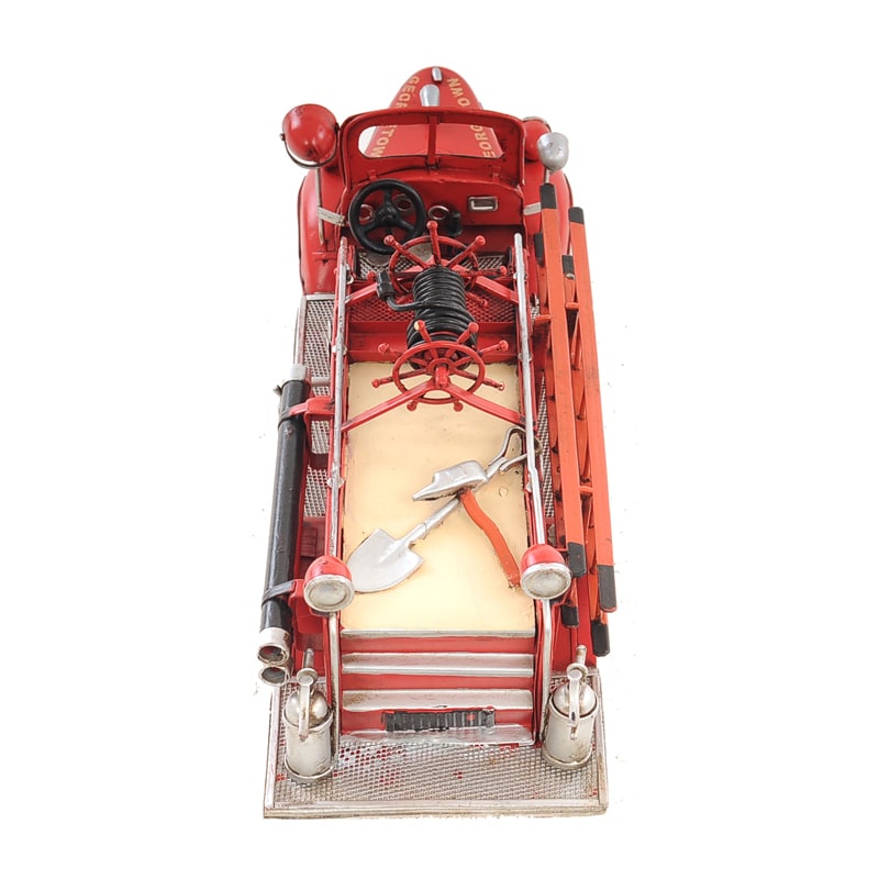 1938 Red Fire Engine Ford 1:40 Scale Model Truck