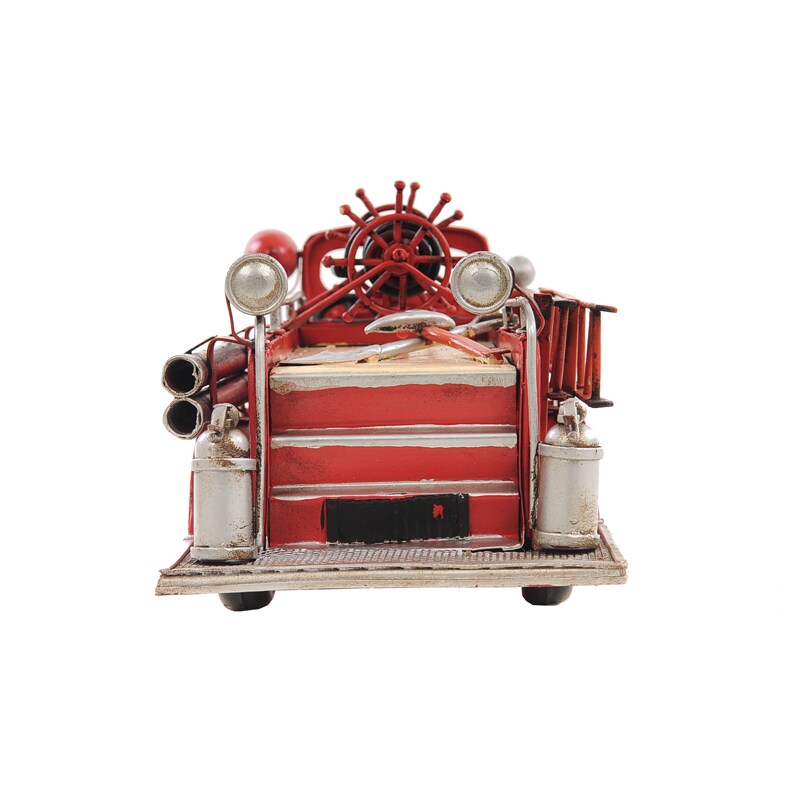 1938 Red Fire Engine Ford 1:40 Scale Model Truck