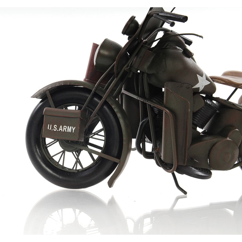 1942 WLA Model 1:12 Scale Model Motorcycle