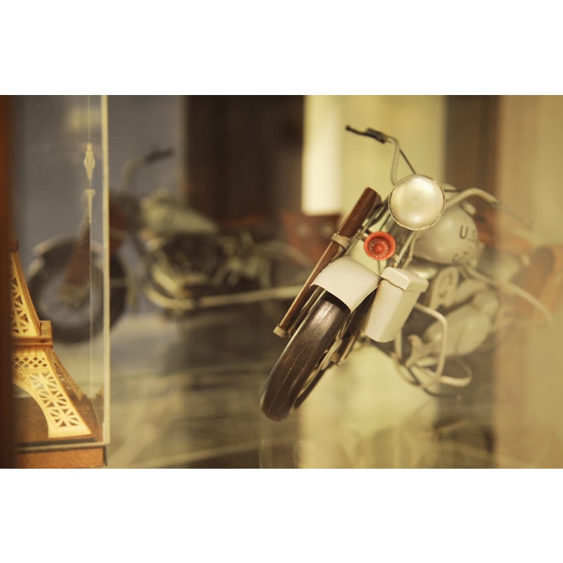 1942 Indian Model 741 Grey Motorcycle