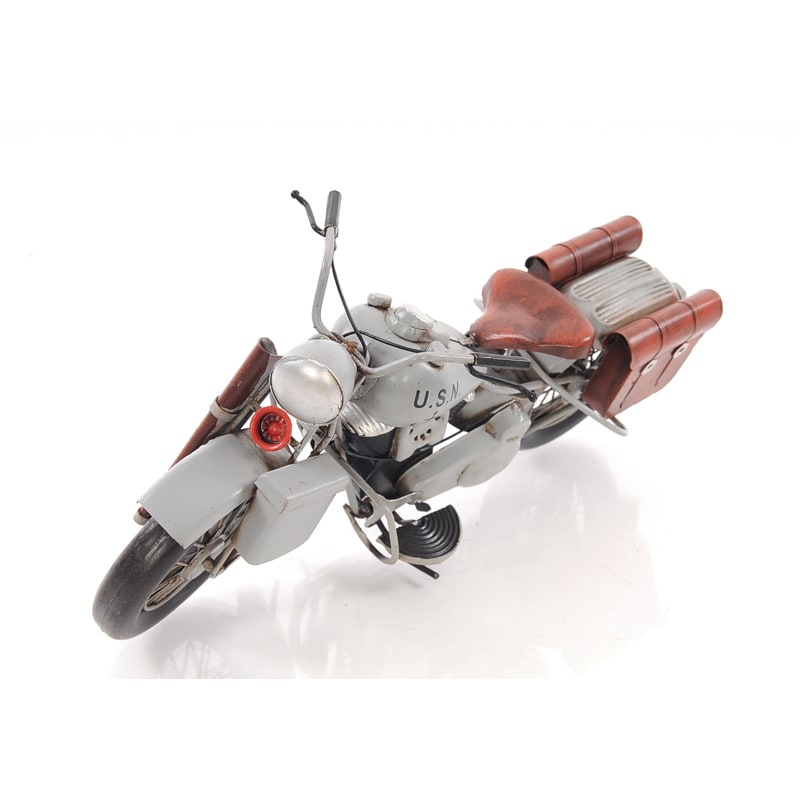 1942 Indian Model 741 Grey Motorcycle