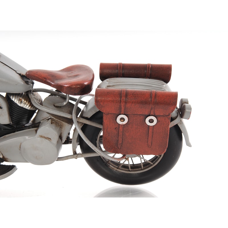 1942 Indian Model 741 Grey Motorcycle