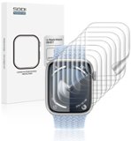 Sodi - 8 Pack for Apple Watch Screen Protector 45mm Series 9/8/7, Anti-Scratch, Touch Sensitive, Soft HD TPU Film, Bubble Free - Clear