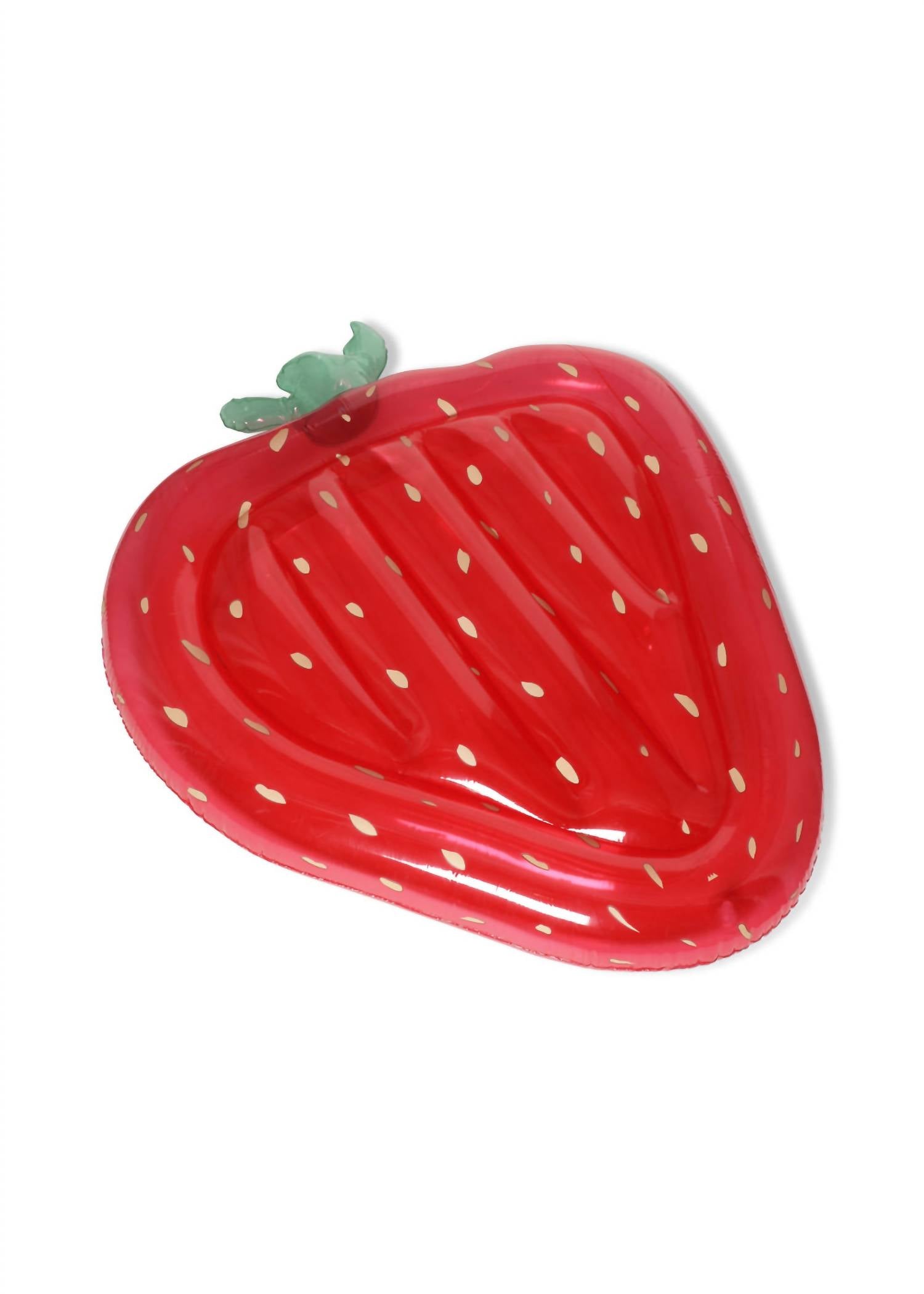 Strawberry Inflatable Float In Red