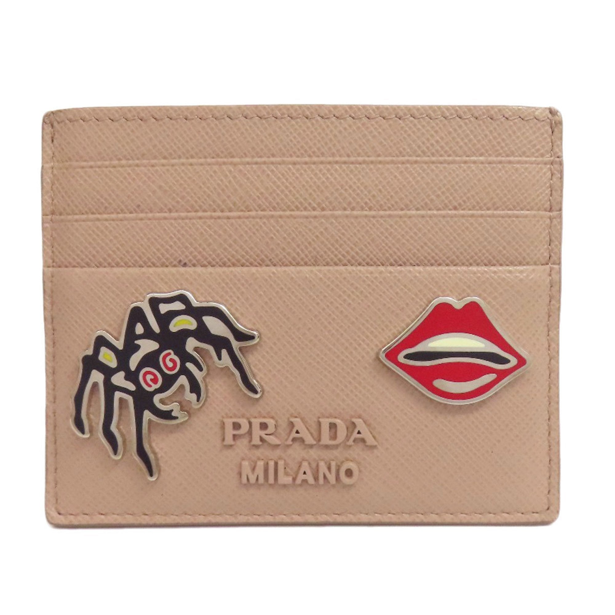 Prada Leather Card Case (Pre-Owned)