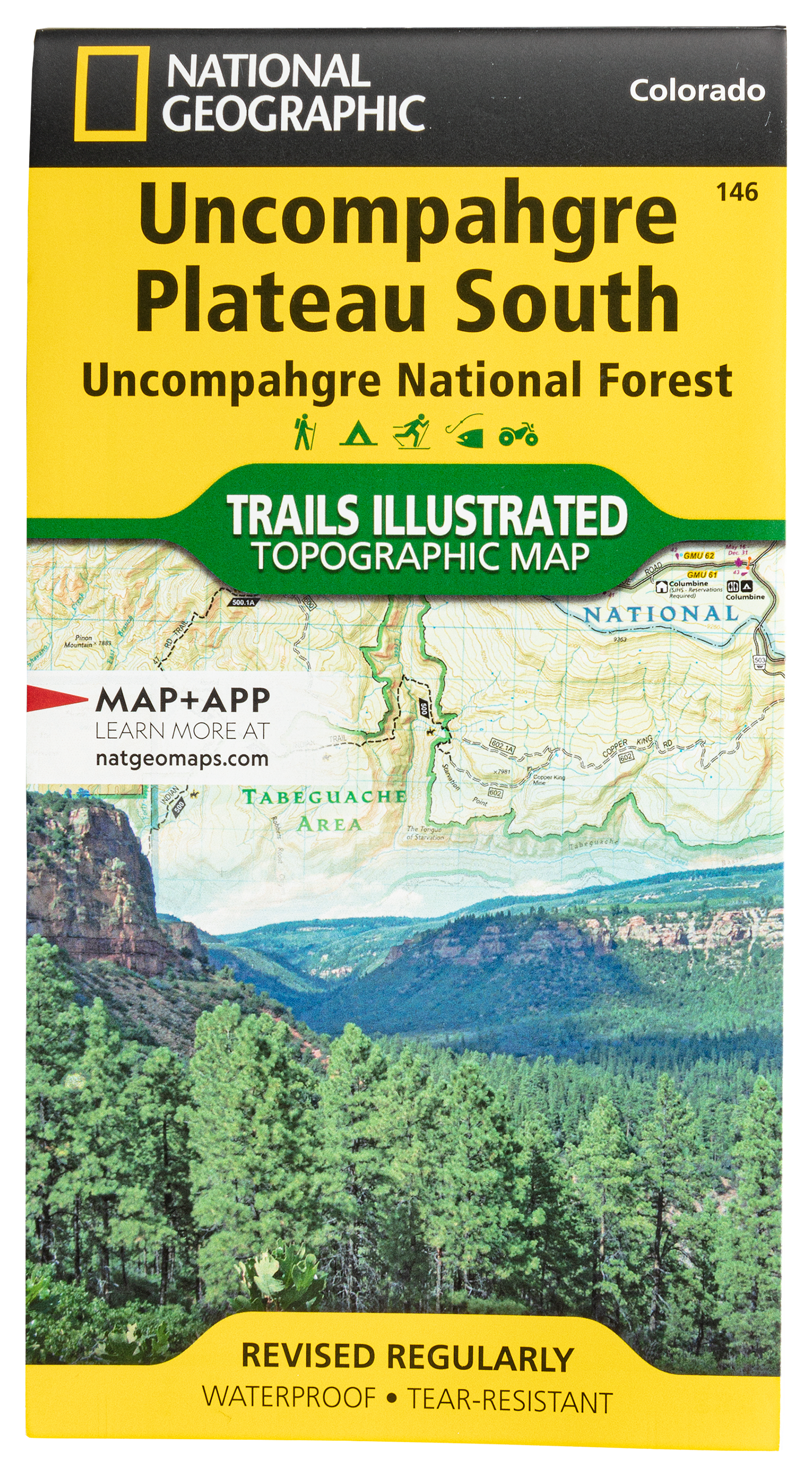 National Geographic National Forests Trails Illustrated Topographic Map Series