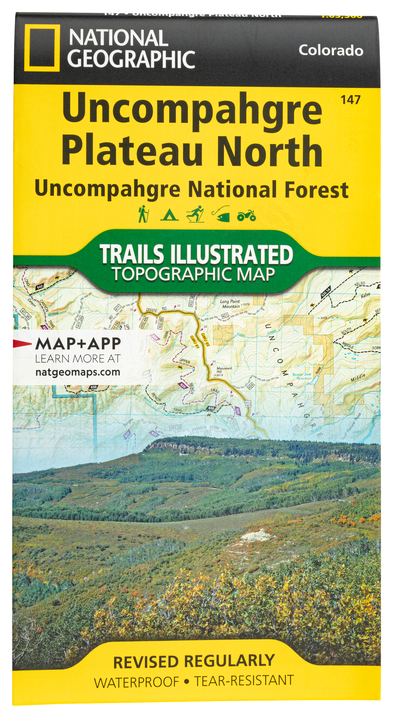 National Geographic National Forests Trails Illustrated Topographic Map Series