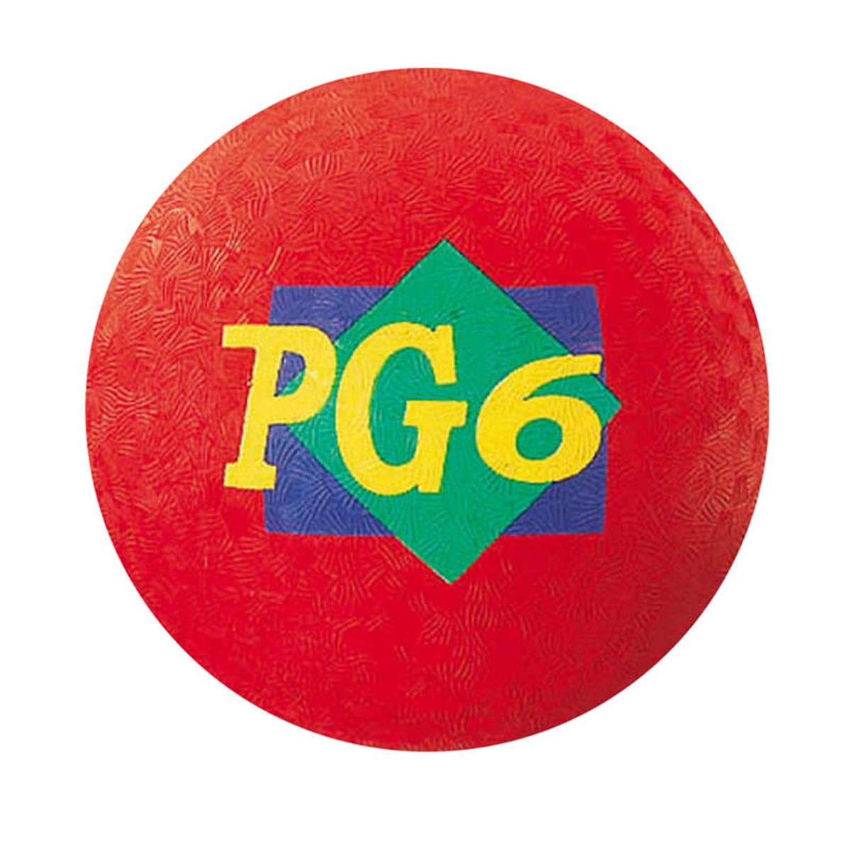 Dick Martin Sports  6 in. 2 Ply Playground Ball, Red - 3 Each