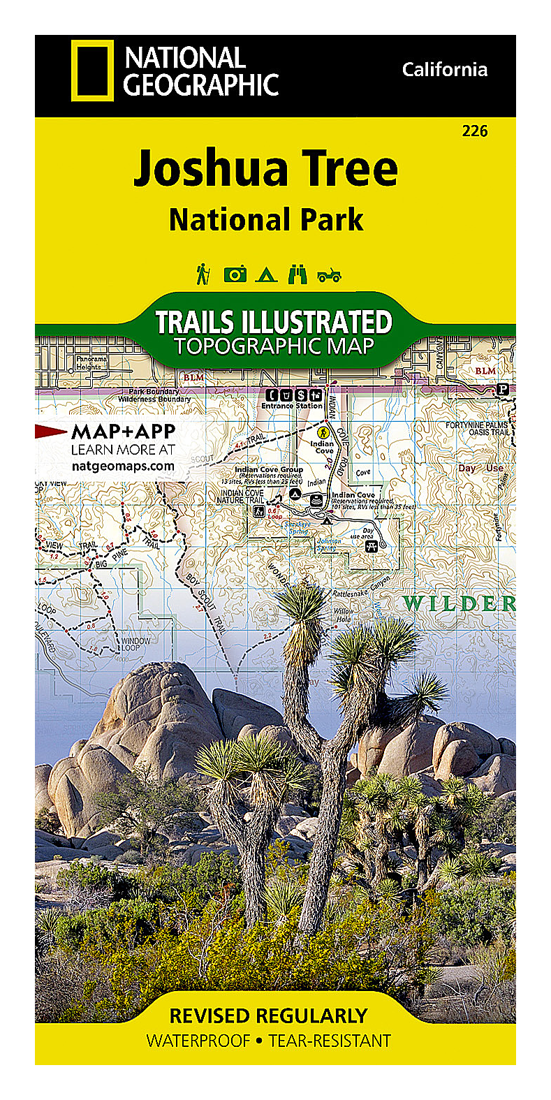 National Geographic Glacier and Waterton Lakes National Parks Map