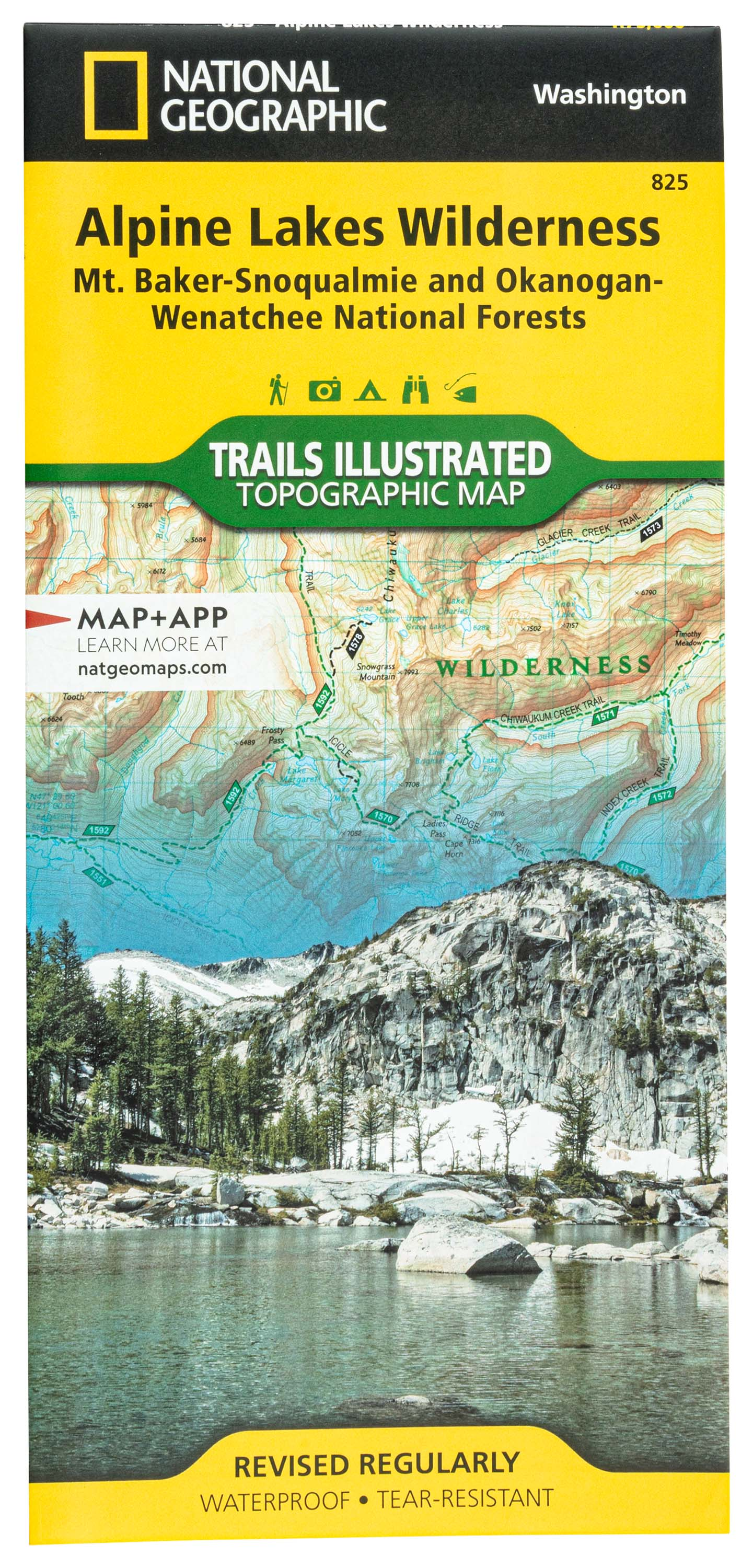 National Geographic National Forests Trails Illustrated Topographic Map Series