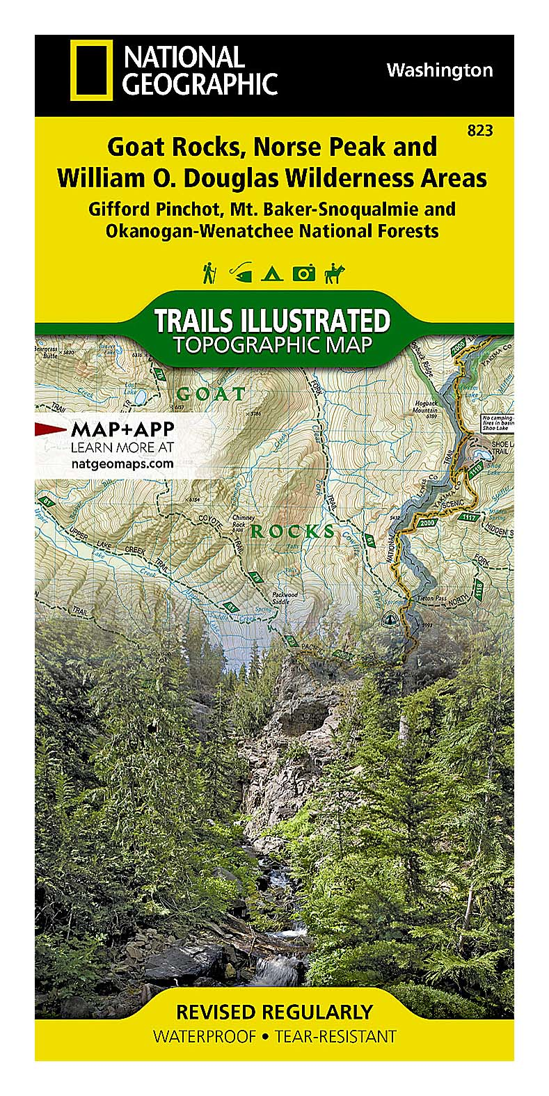 National Geographic National Forests Trails Illustrated Topographic Map Series