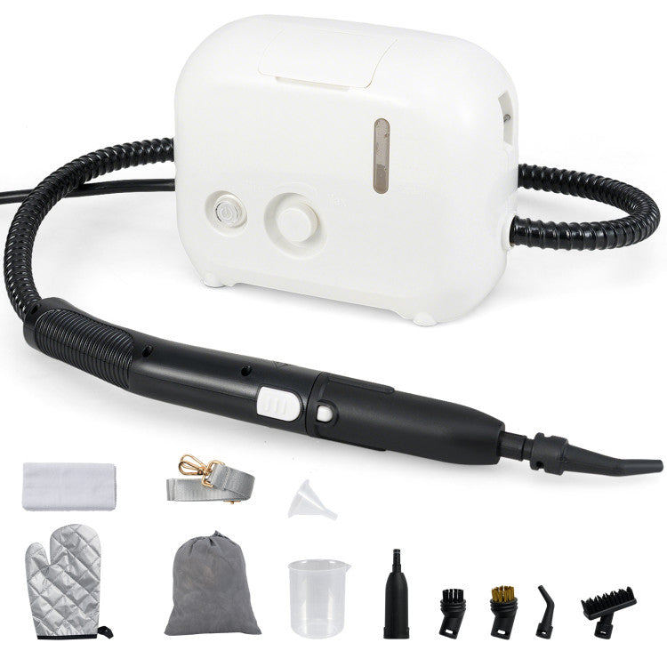Hivvago 1500W Portable Steam Cleaner With 34 Oz Water Tank-White