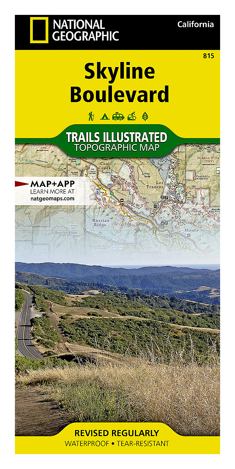 National Geographic Regional Trails Illustrated Topographic Map