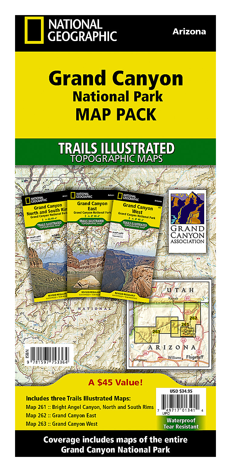 National Geographic National Parks Illustrated Trails Topographic Map Bundle