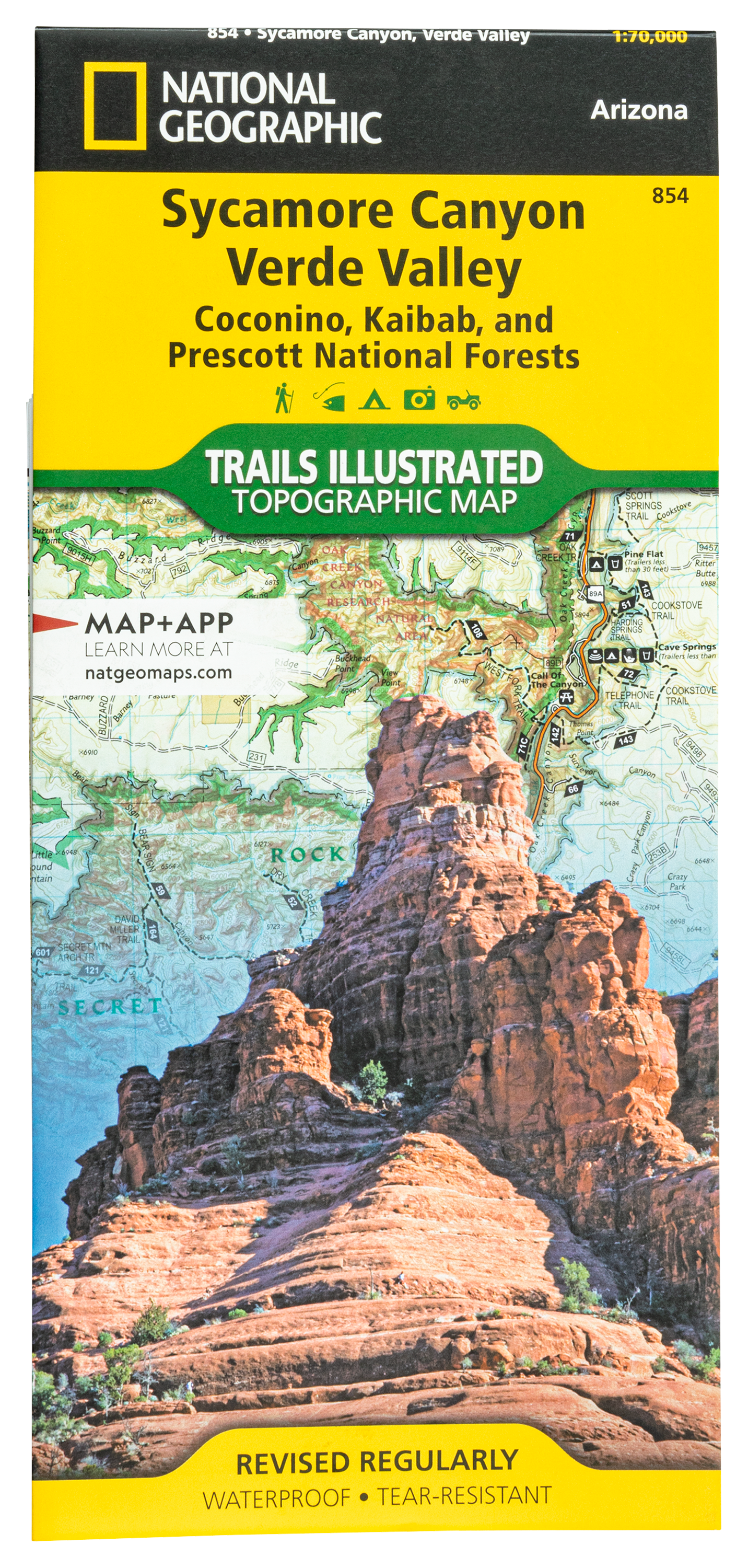 National Geographic National Forests Trails Illustrated Topographic Map Series