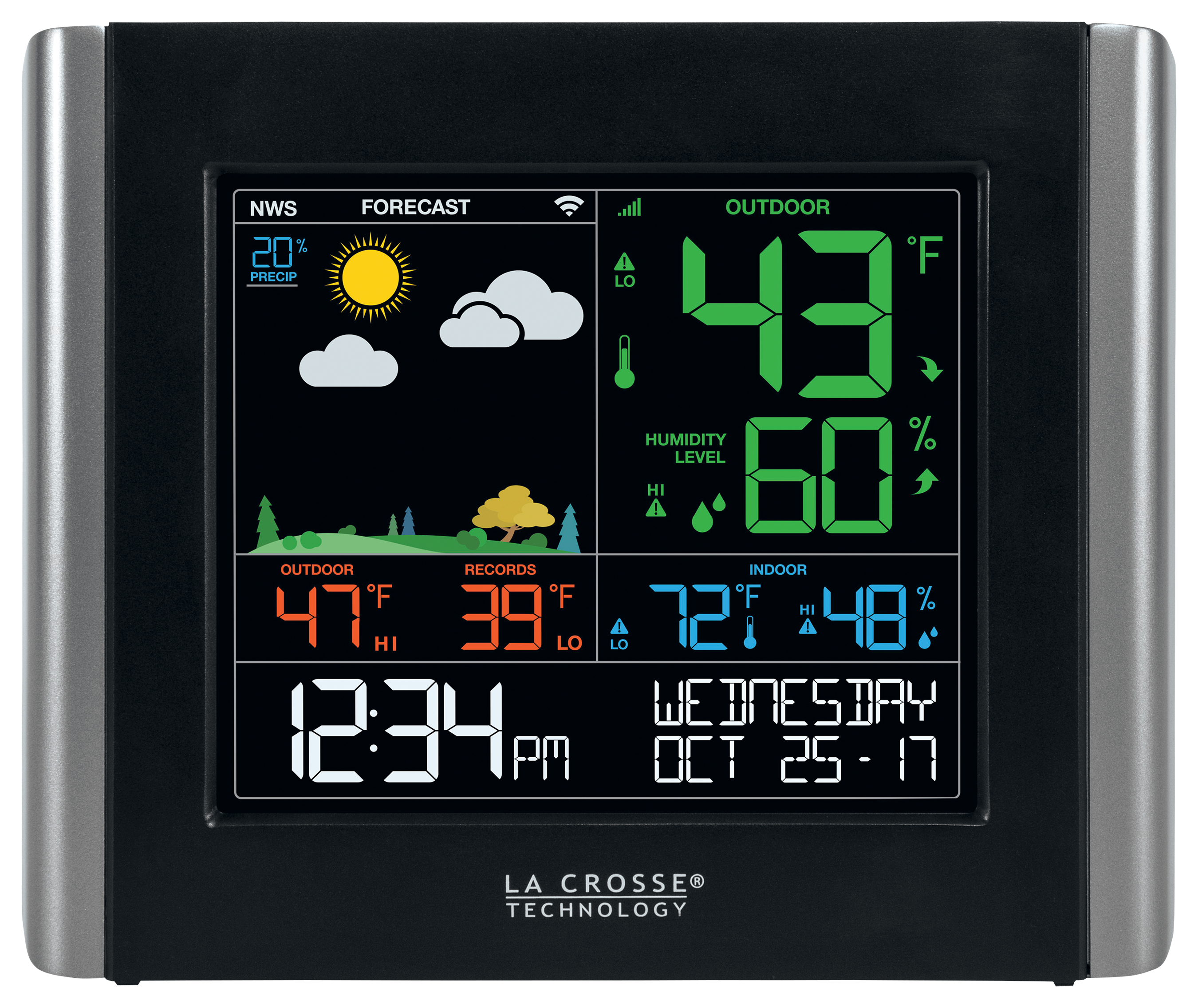 La Crosse Technology Wi-Fi Remote Monitoring Color Weather Station