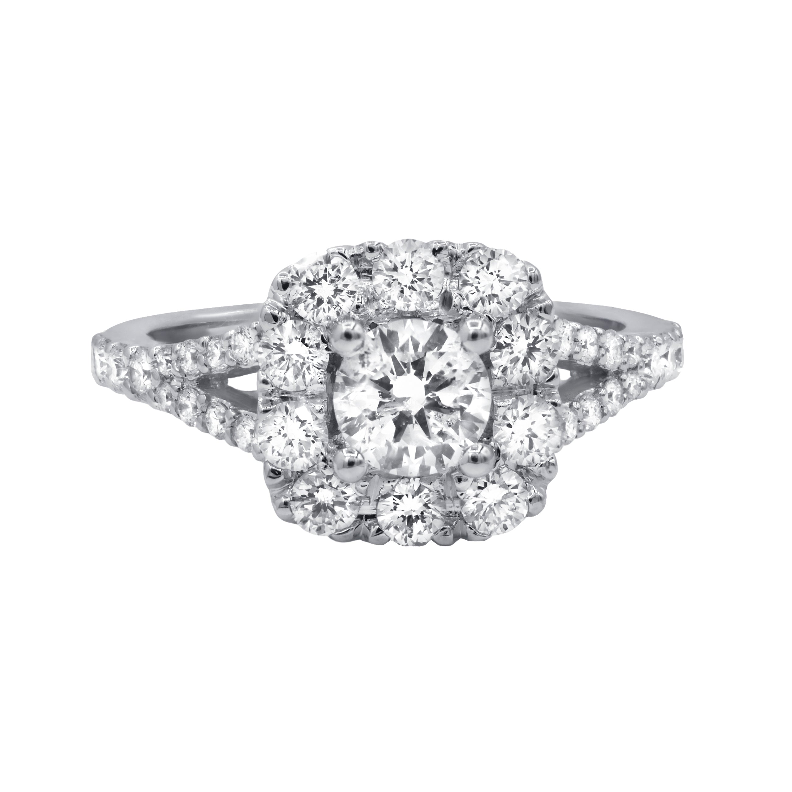 14K White Gold 1.50cts Diamond Ring