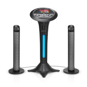 Singing Machine ISM1090 Premium Wifi Pedestal Karaoke Black